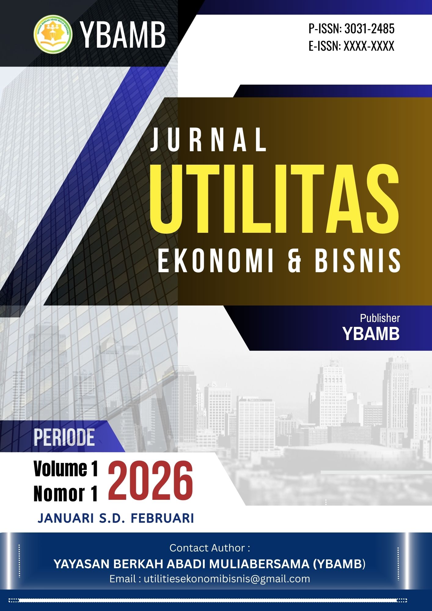 					View Vol. 1 No. 1 (2026): Jurnal UTILITAS Ekonomi & Bisnis
				